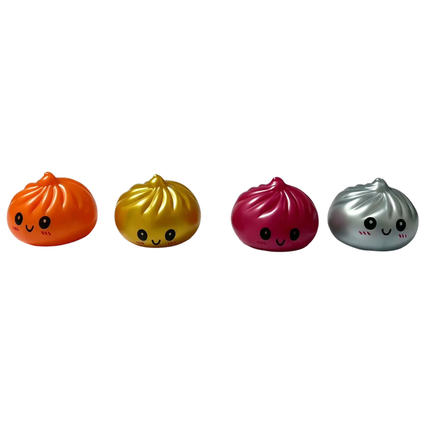 Kögler - Metallic Squishy Baozi – Quetsch-Dumpling 5,5 cm 🥟✨
