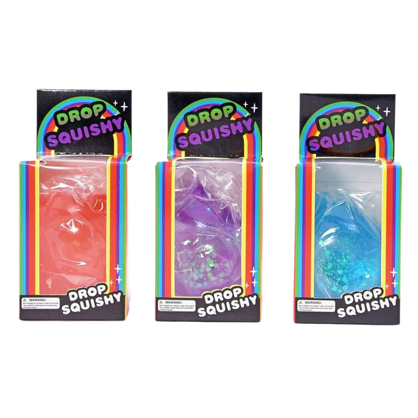 Kögler - Stretch-O Maltose Glitzer Tropfen mit Ständer 13 cm – Squishy ✨💧