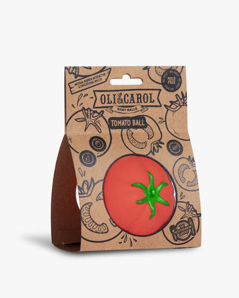 Oli&Carol Tomato Baby Ball aus 100% Naturkautschuk