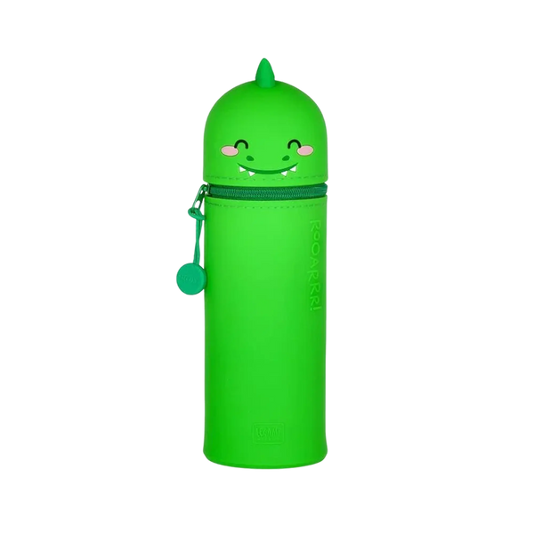 LEGAMI 2-in-1-Federmäppchen aus Silikon - Kawaii Dino