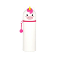 LEGAMI 2-in-1 Silikon-Federmäppchen "Kawaii" - Einhorn