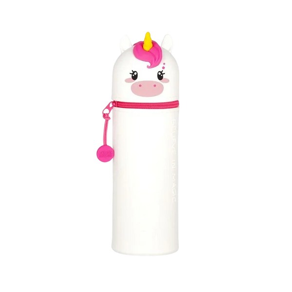 LEGAMI 2-in-1 Silikon-Federmäppchen "Kawaii" - Einhorn