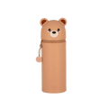 LEGAMI 2-in-1 Silikon-Federmäppchen "Kawaii" - Teddy Bear