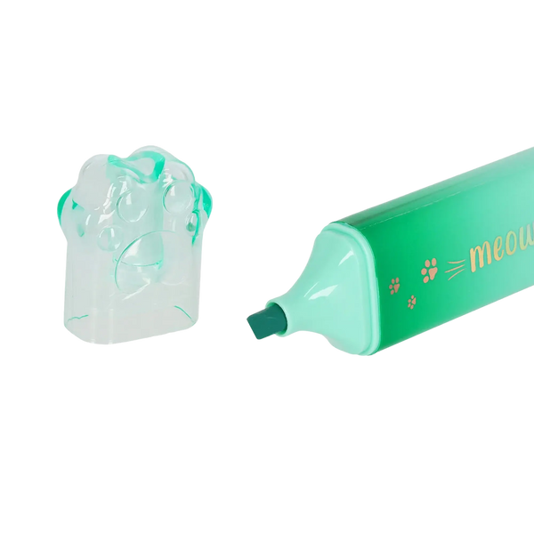 LEGAMI MEOW HIGHLIGHTER – Textmarker Kitty Paw Grün