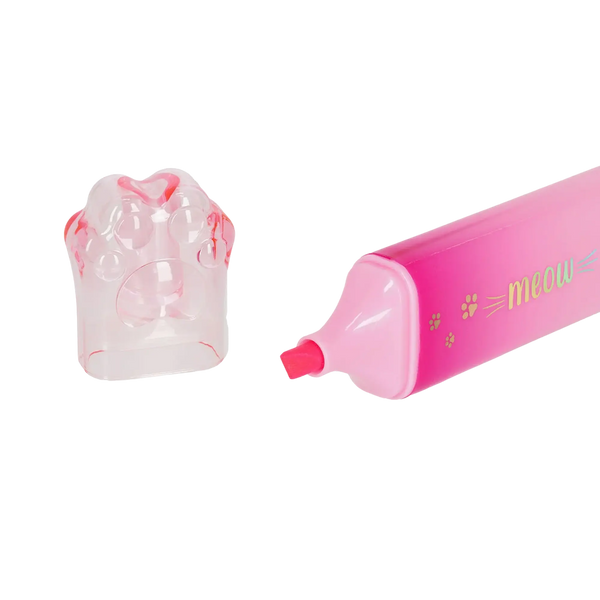 LEGAMI MEOW HIGHLIGHTER – Textmarker Kitty Paw Pink