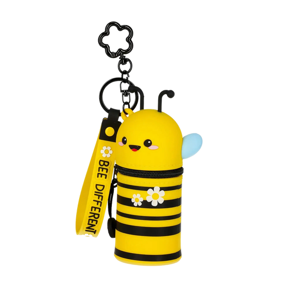 LEGAMI Mini Kawaii Münztasche mit Schlüsselanhänger – Biene
