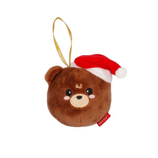 LEGAMI Weihnachtsdekoration aus Plüsch - Oh-Oh-Ohrnaments - Teddy