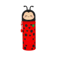 Legami 2-in-1 Federmäppchen aus Silikon Kawaii Marienkäfer
