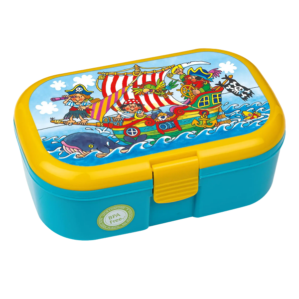 Lutz Mauder - Brotdose „Pirat Pit Planke 4“ – Robuste Lunchbox mit Extra-Fach
