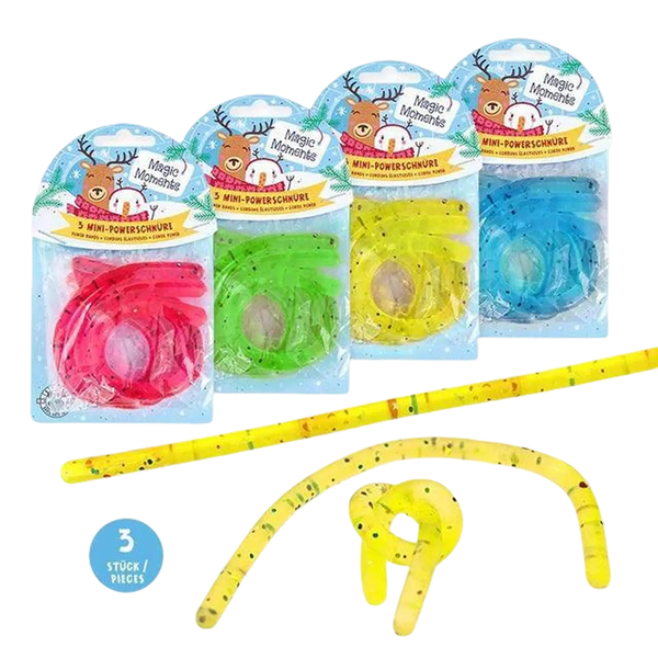 MAGIC MOMENTS - Mini glitter strømledninger i et sæt med 3