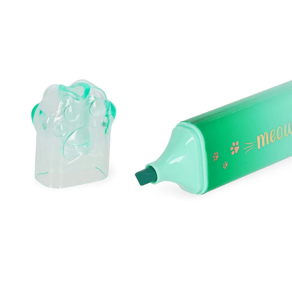 LEGAMI MEOW HIGHLIGHTER – Textmarker Kitty Paw Grün