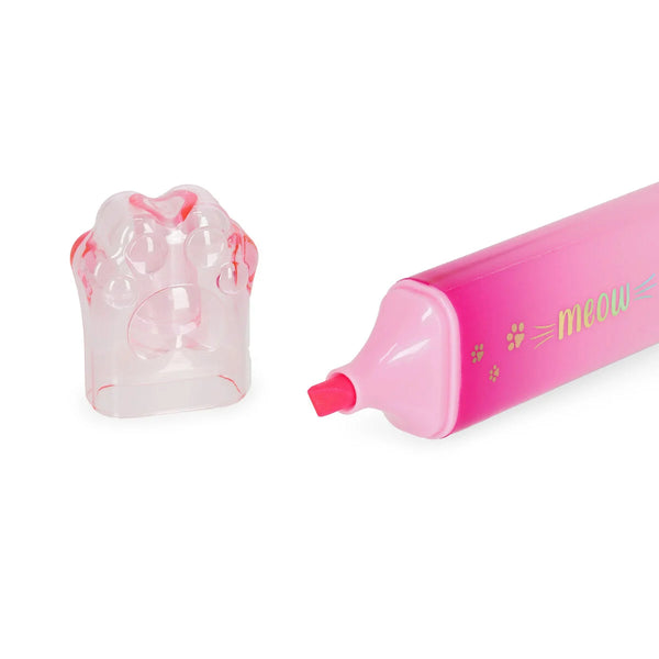 LEGAMI MEOW HIGHLIGHTER – Textmarker Kitty Paw Pink