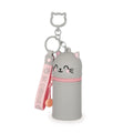 LEGAMI Mini Kawaii Münztasche mit Schlüsselanhänger – Katze