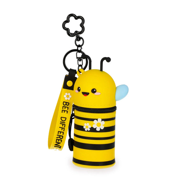 LEGAMI Mini Kawaii Münztasche mit Schlüsselanhänger – Biene