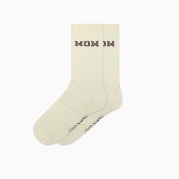 FAMVIBES MOM College Wollsocken - taupe - Makimo - Smart Kids
