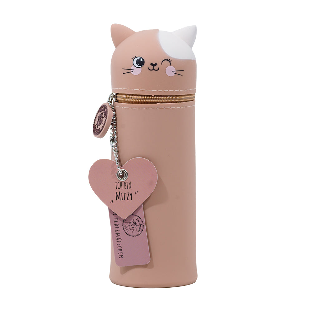 Lulubug Handmade - Silikon Federmäppchen Katze Miezy - Makimo - Smart Kids