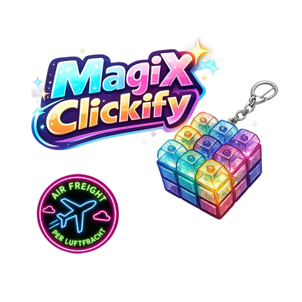 MagiX Clickify – Fidget-Schlüsselanhänger mit Klick-Effekt