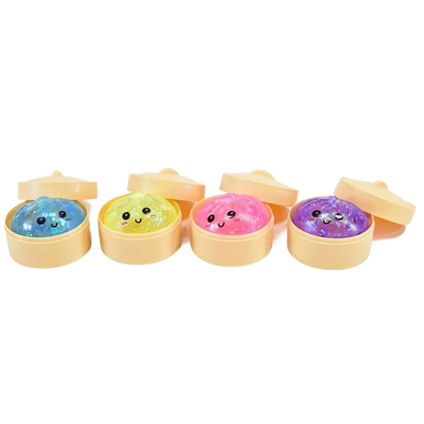 Maltose Glitter Dumpling 5,5cm – Funkelnder Squishy zum Knautschen & Sammeln