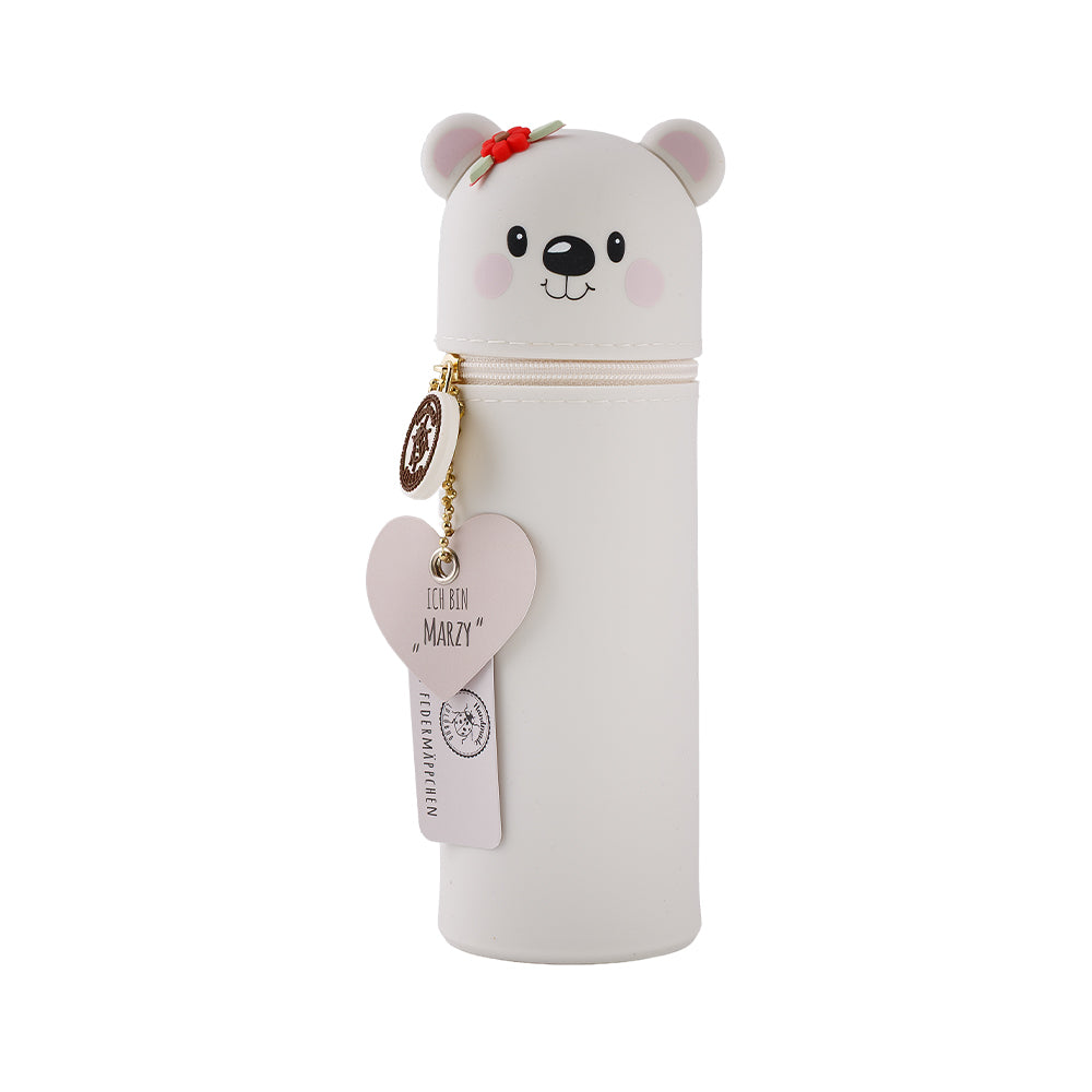 Lulubug Handmade - Silikon Federmäppchen Eisbär Marzy - Makimo - Smart Kids