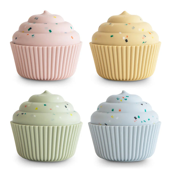 Mushie - Mix and Match Cupcake Toy – Silikon Spielset - Makimo - Smart Kids