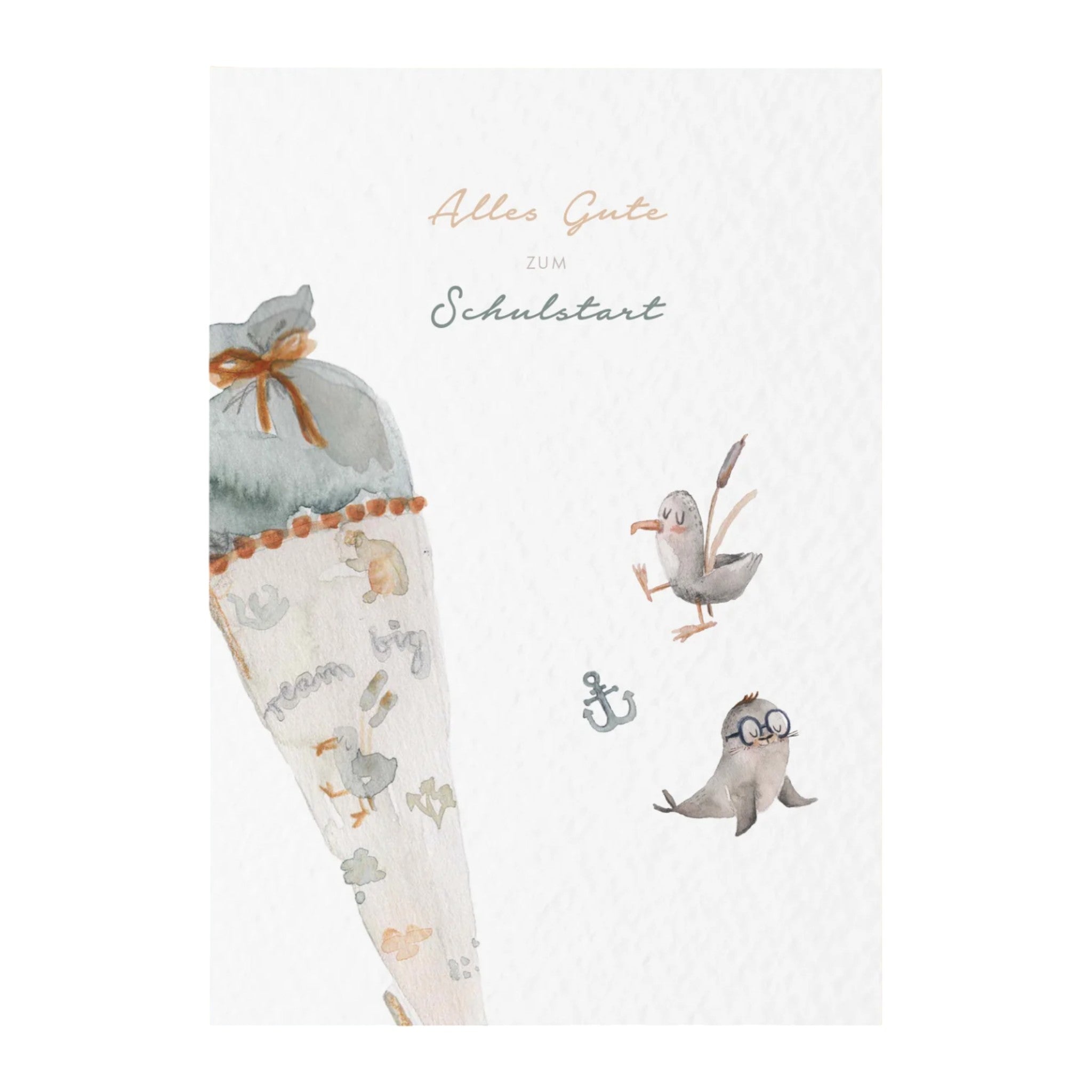leevje – Postkarte „Seagull“ Schulstart A6
