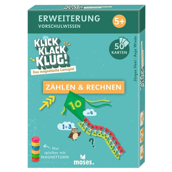 Moses - Klick Klack Klug Kartenset Erstes Rechnen ab 5 Jahren