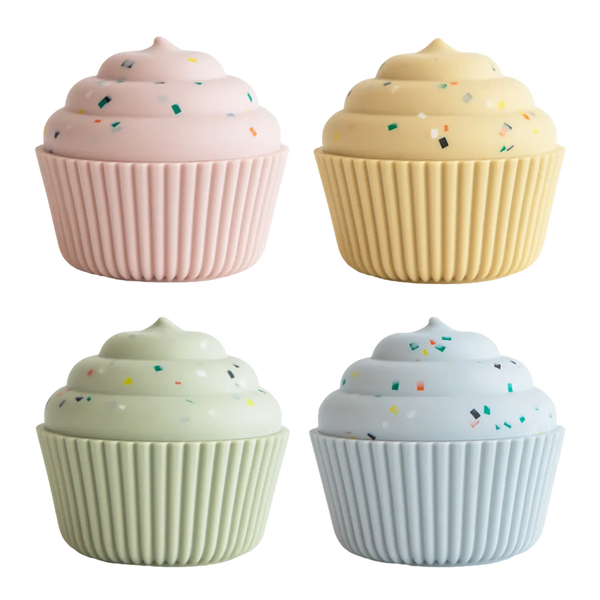 Mushie - Mix and Match Cupcake Toy – Silikon Spielset