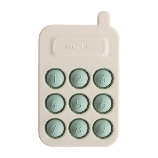 Mushie - Phone Press Toy – Cambridge Blue