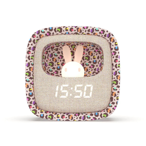BILLY Clock and Light Rainbow Leopard - Wecker und Nachtlicht in einem von MOB