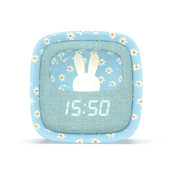 BILLY Clock and Light Blue Flower - Wecker und Nachtlicht in einem von MOB