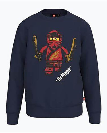 LEGO Ninjago - Sweatshirt LWSTORM 101 in Dunkelblau