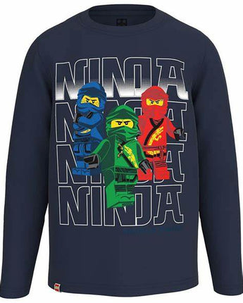 LEGO Ninjago - Langarmshirt M12010379 in Dunkelblau