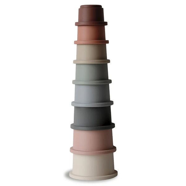 Mushie - Stacking Cups Original – Stapelbecher für Babys - Makimo - Smart Kids