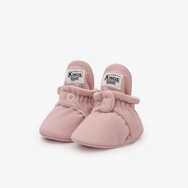 Kings & Rebels Gamuza Classic Babyschuhe - Rosewood - Makimo - Smart Kids