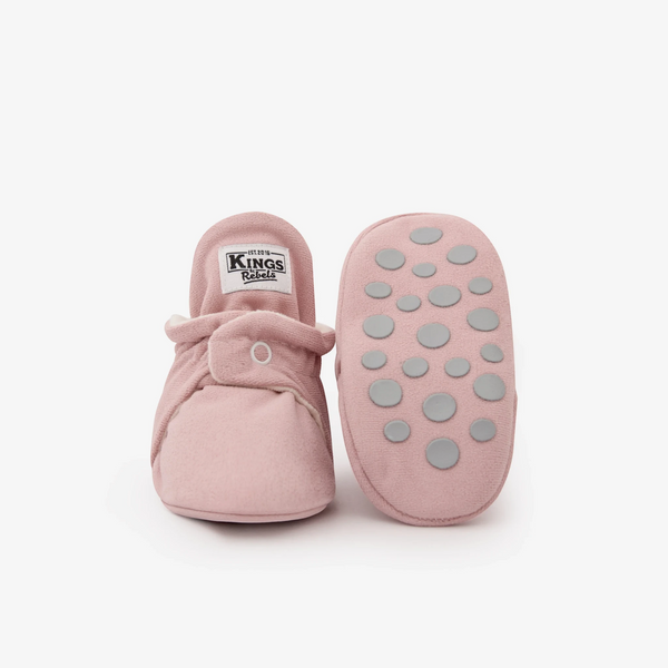 Kings & Rebels Gamuza Gripper Babyschuhe - Rosewood - Makimo - Smart Kids
