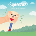 LEGAMI SQUEEZIES – Bleistift mit Squishy Golden Retriver - Fur-ever Friends