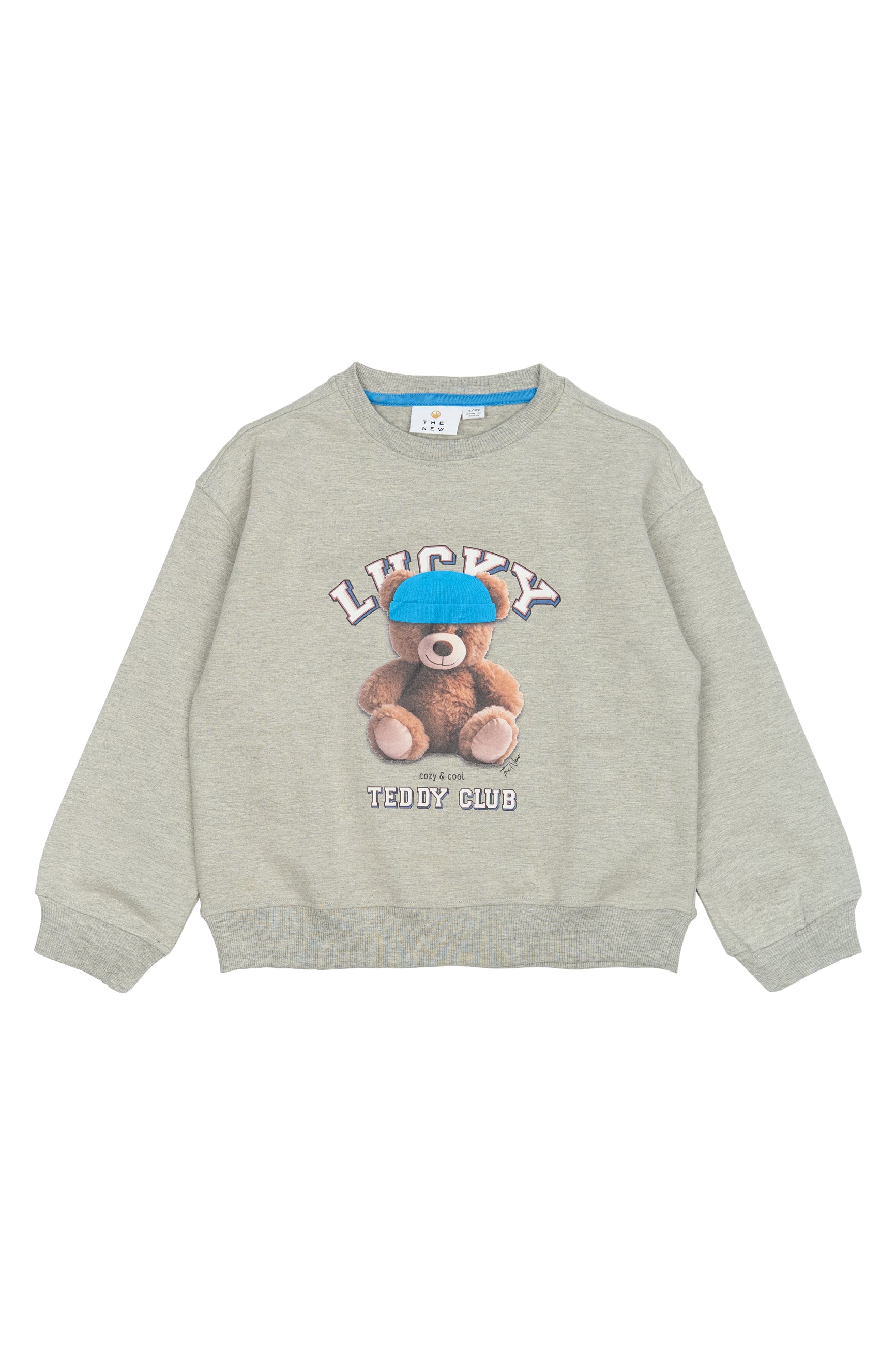 The NEW Kinder Oversize Sweatshirt Grau Melange - Unisex Pullover Bio-Baumwolle - Makimo - Smart Kids