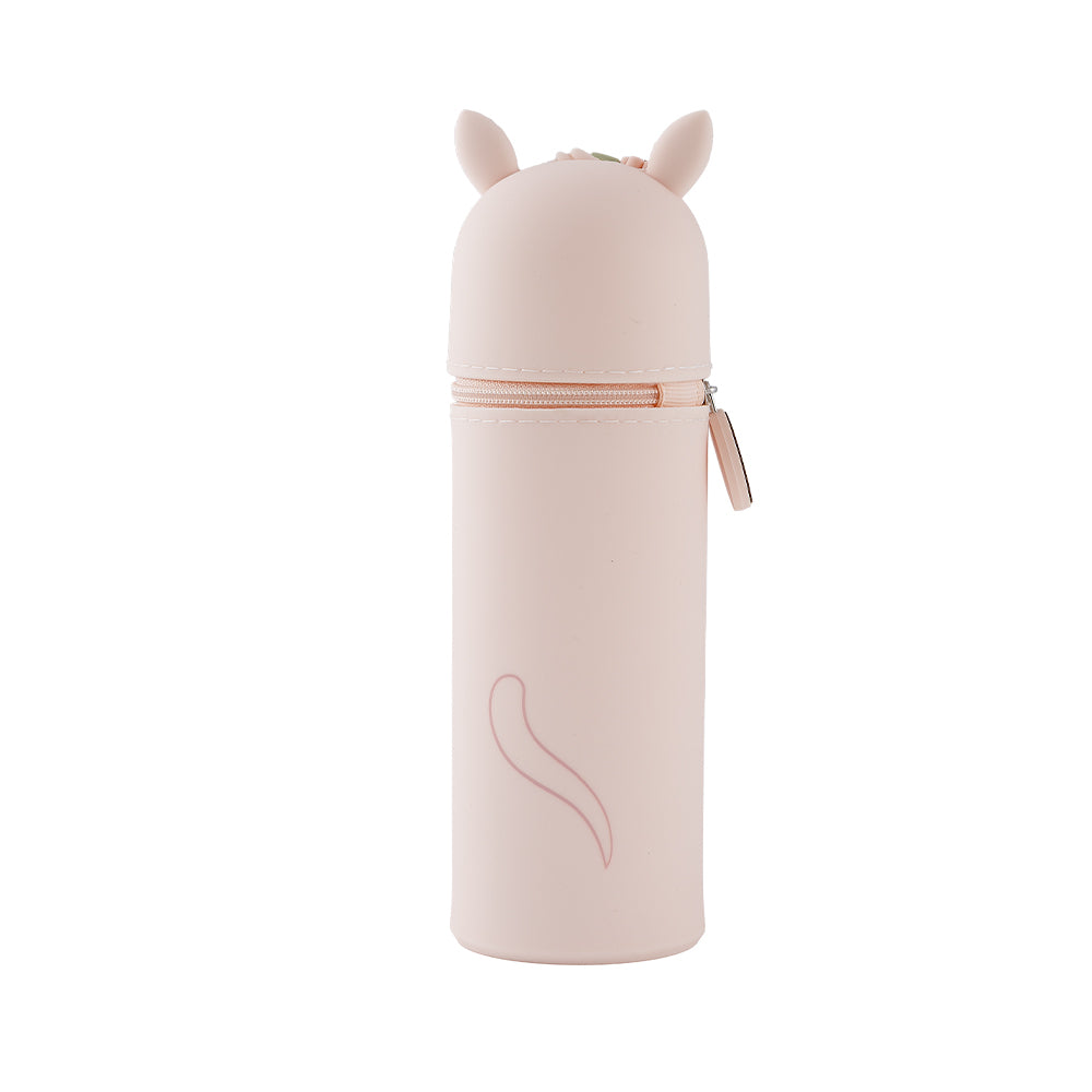 Lulubug Handmade - Silikon Federmäppchen Känguru Rosy - Makimo - Smart Kids