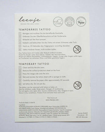 leevje Organic Tattoos "Easter"