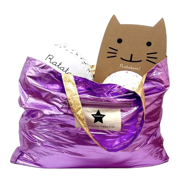 Ratatam - The Reversible Bag - Wendetasche in Gold & Lila - Makimo - Smart Kids