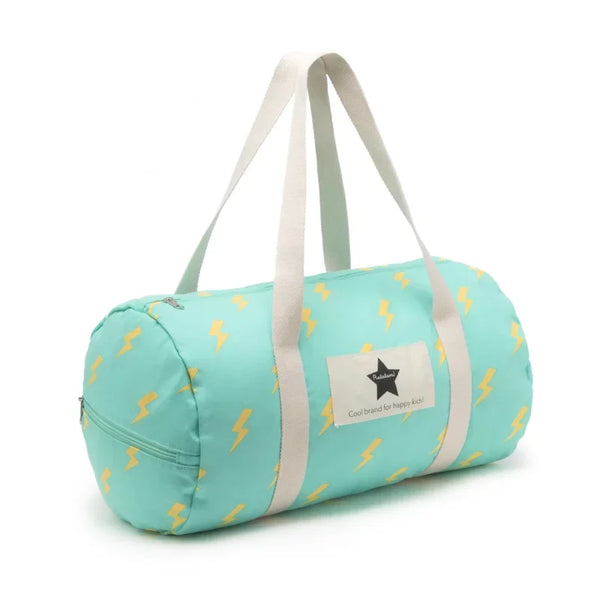 Ratatam - Bowling-Tasche aus Baumwolle mit Blitzen, Blau - Makimo - Smart Kids