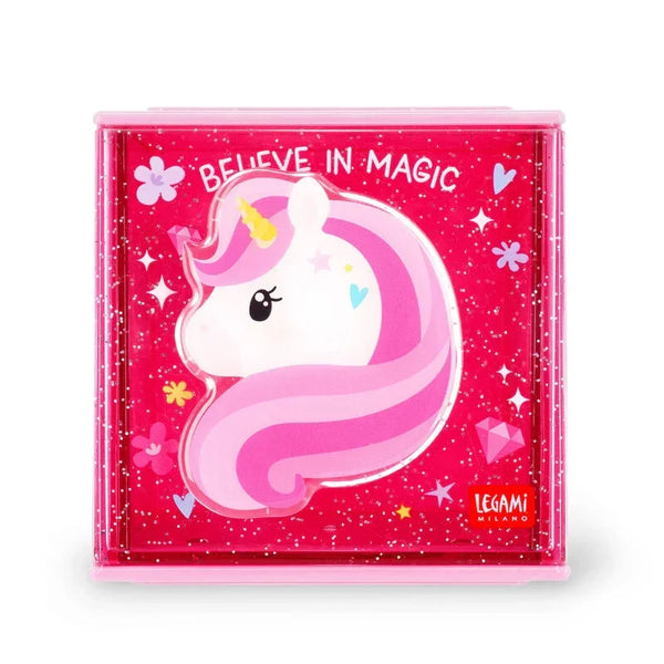 LEGAMI Erweiterbare Schreibtischbox – Cutie Cube – Einhorn - Makimo - Smart Kids