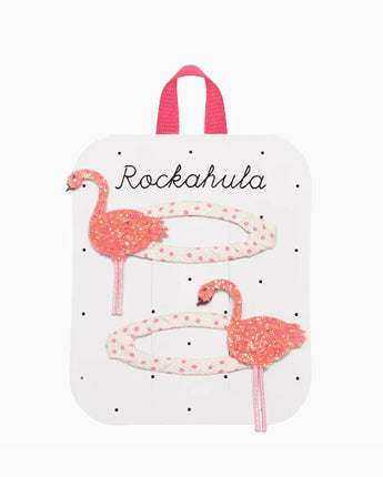 Florence Flamingo Clips – Haarspangen mit Flamingomotiven von Rockahula