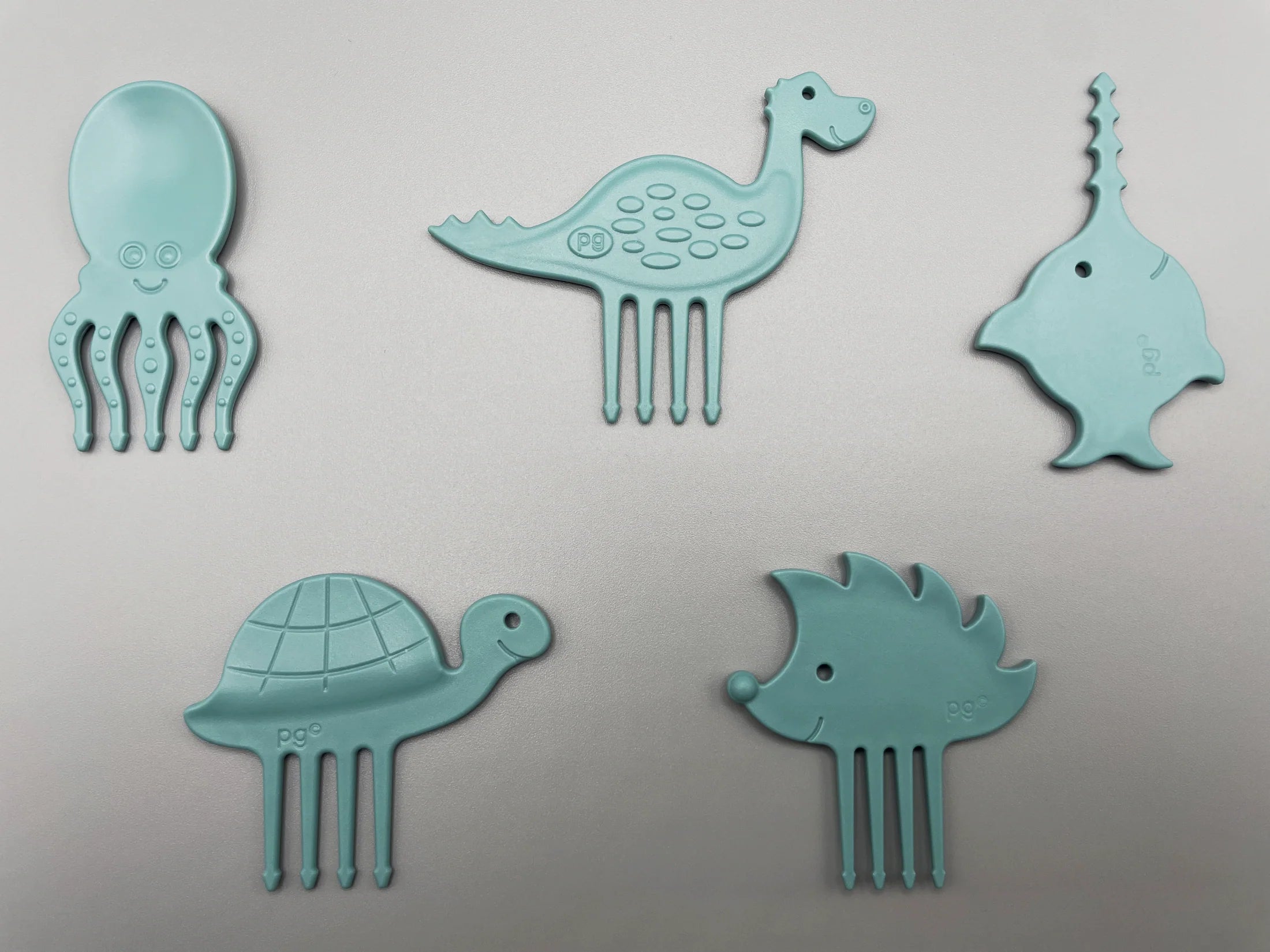 Pieksi und Griffel - Pieksi 5er Set "SHAPE SHIFTERS" 🦔🐢🦕🐙🐟