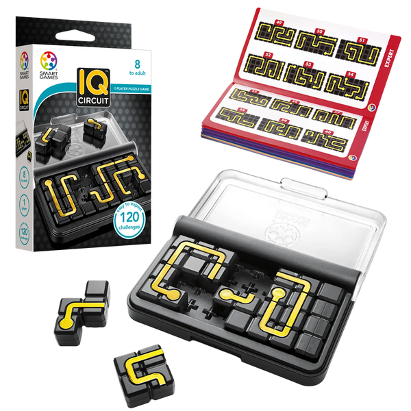 SmartGames - IQ Circuit – Logikspiel mit 120 Aufgaben 🧠⚡
