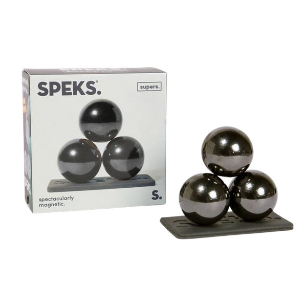 Speks Supers 3 Gunmetal – Magnetkugeln 33 mm (3er Set)