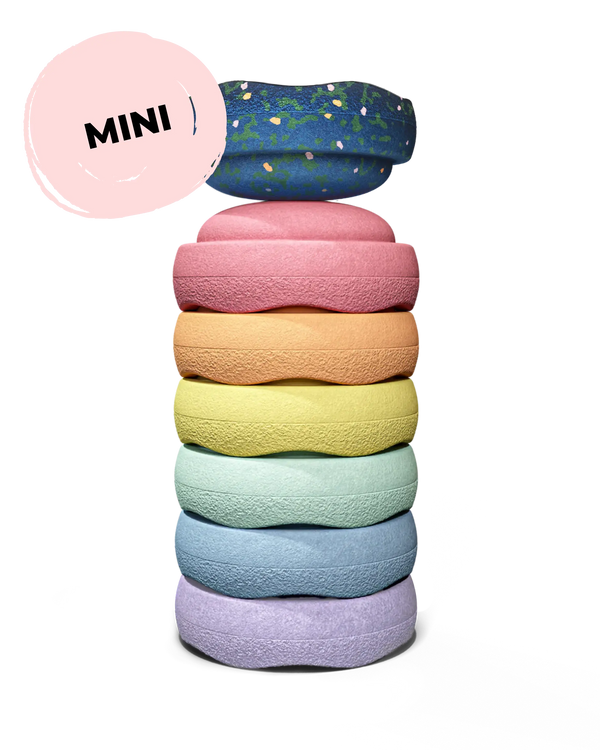 Stapelstein® Spring Special Mini rainbow pastel