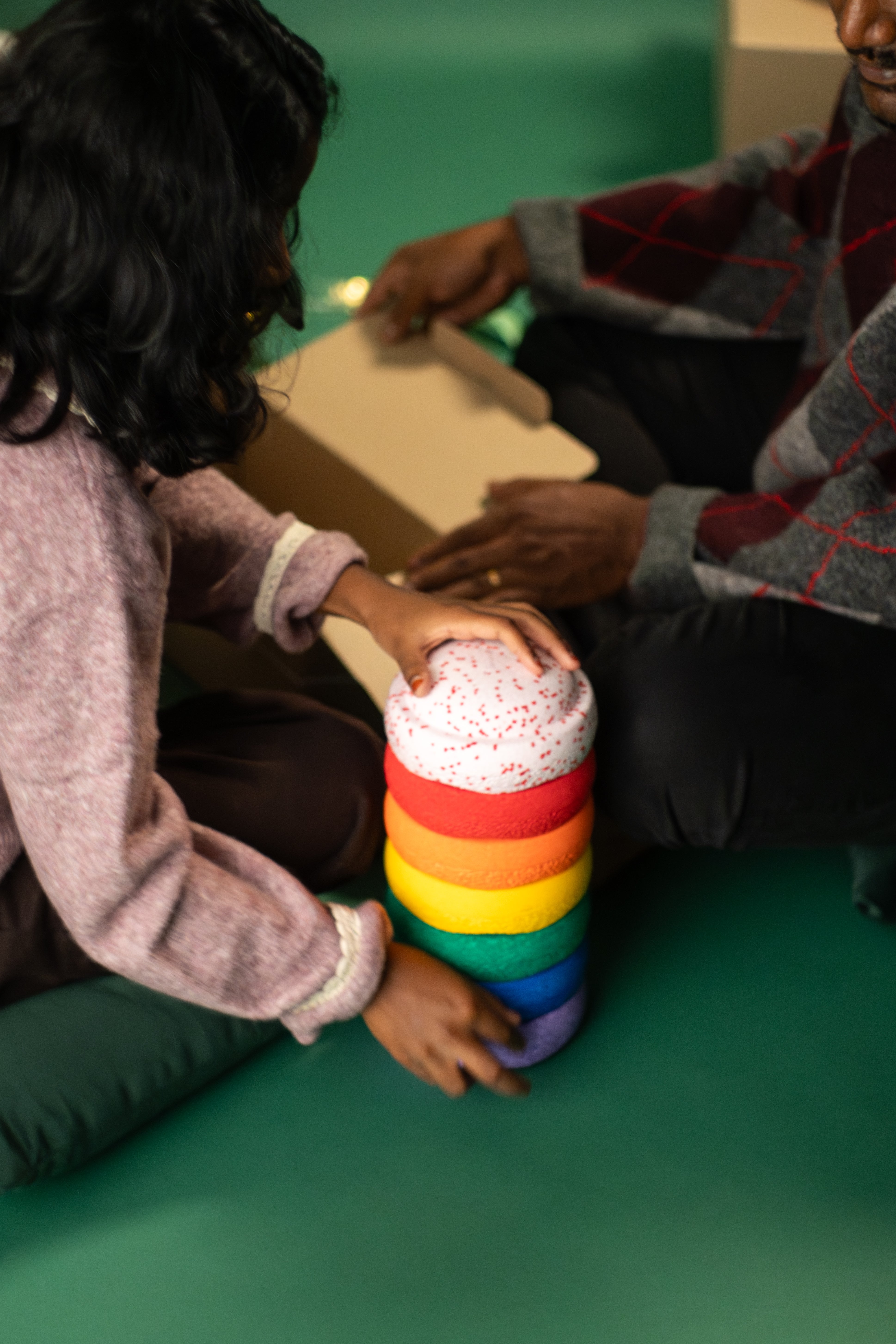 Stapelstein® Mini Rainbow Winter Edition - Limitiertes Design - Makimo - Smart Kids