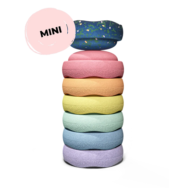 Stapelstein® Spring Special Mini rainbow pastel