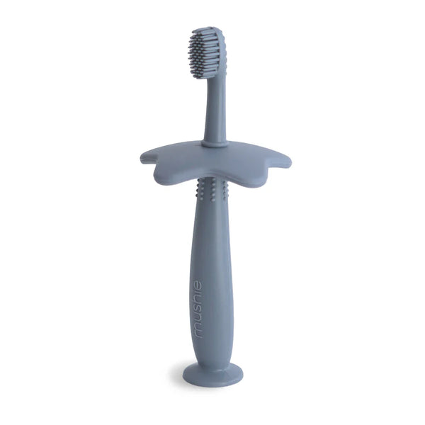 Mushie - Star Training Toothbrush – Baby Trainingszahnbürste aus Silikon - Makimo - Smart Kids